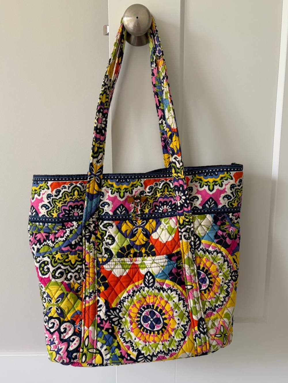 Vera Bradley Large Quilted Tote